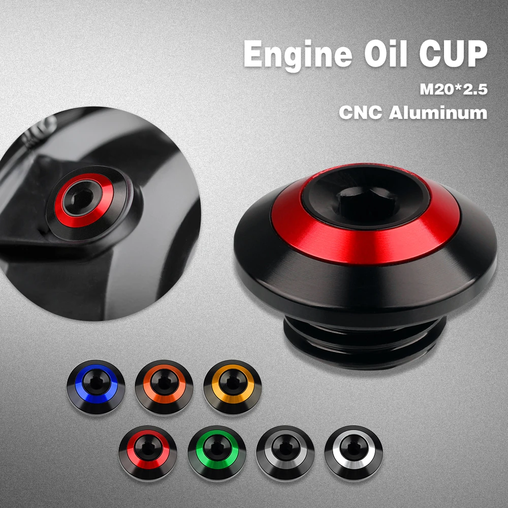 

Oil Filter Cup FOR HONDA CB1000R CB1100 CB125F CB125R CB1300 CB1300F CB150R CB190R Engine Oil Drain Plug Sump Nut Cup Plug Cover