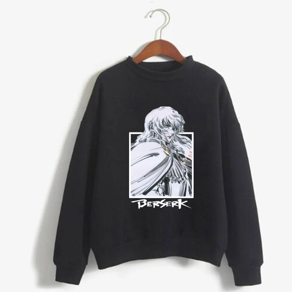 

Аниме Толстовка Berserk Модный Круглый Вырез Свободный Повседневный Весна Осень