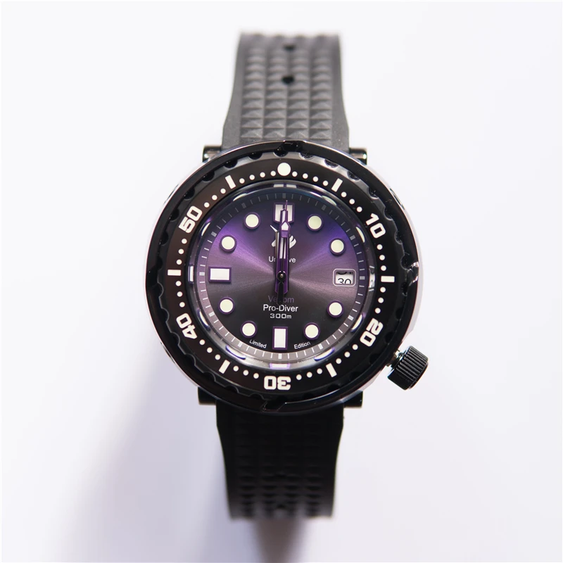 Proxima Design Luxury Men Watches Automatic Purple Watch Sapphire C3 Luminous Waterproof Business Sport Mechanical Wristwatc | Наручные
