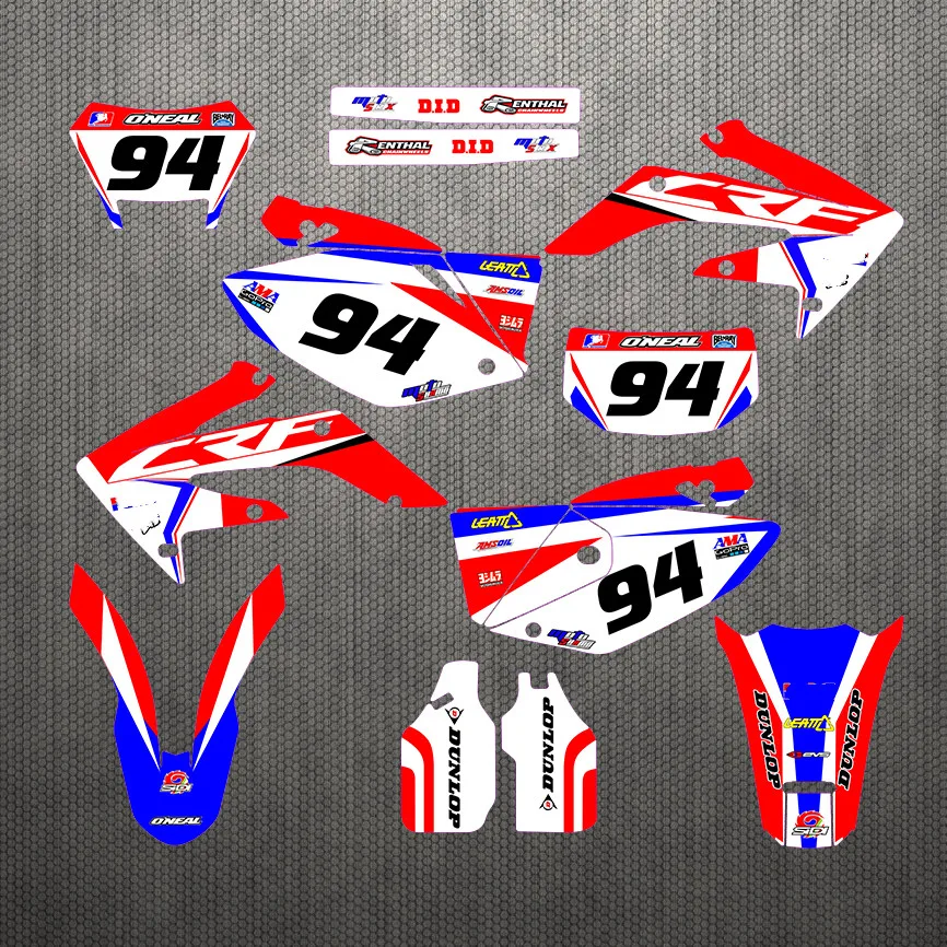 6 видов стилей 3 м Графика наклейки Наборы для HONDA CRF250X 2008 2009 2010 2011 2012 2013 2014 2015 2016 2017