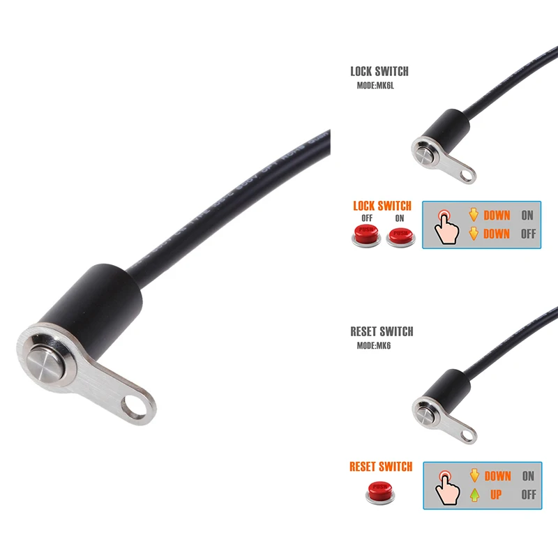 

Motorcycle Switch ON-OFF Handlebar Adjustable Mount Waterproof Button 12V Headlight for Electric Bike Motor