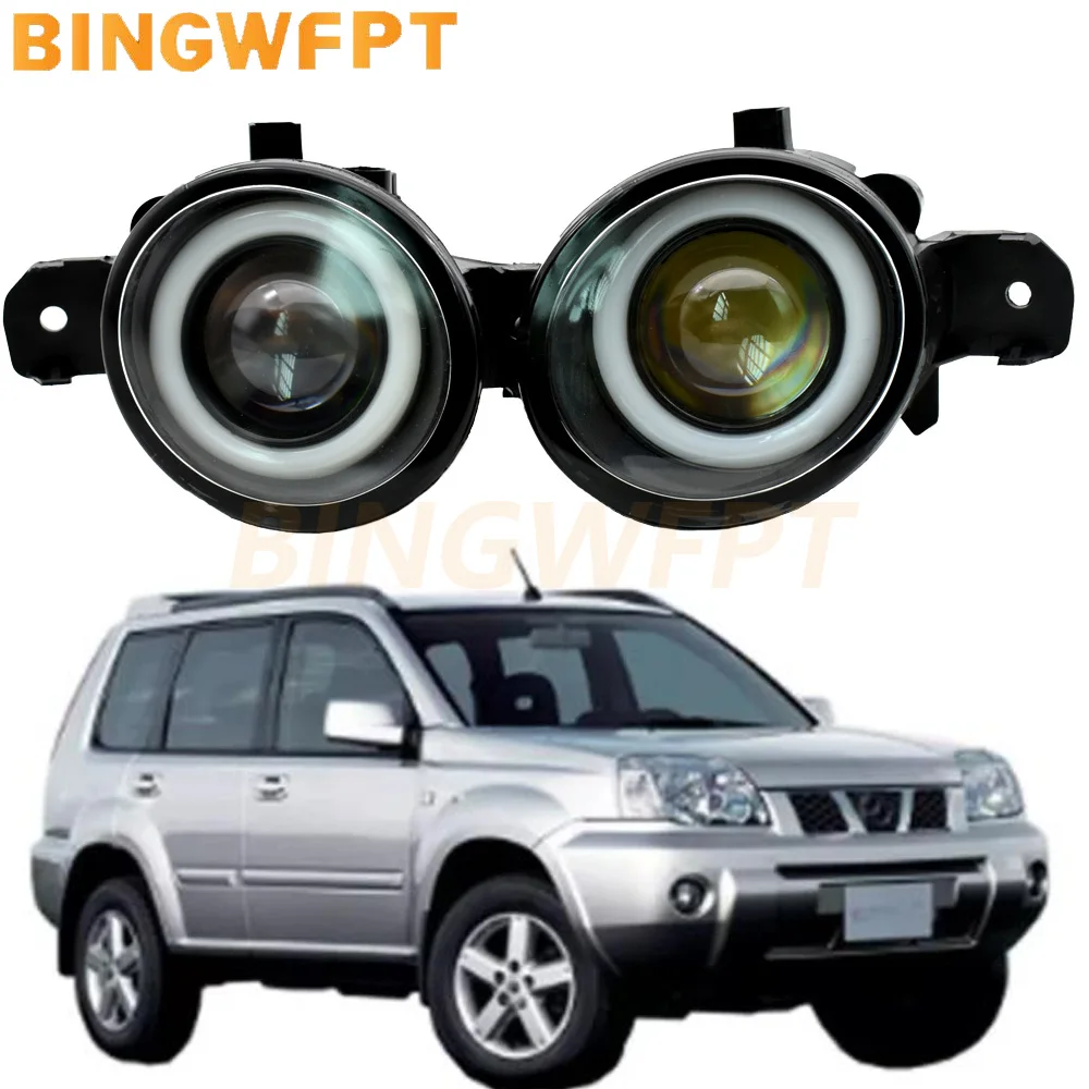 2 х Автомобильный H11 светодиодный туман светильник Ангел глаз для Nissan X Trail T30 2001 2002