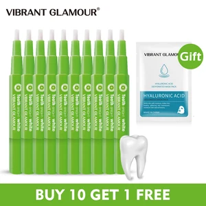 Яркий гламурный 10 шт. отбеливание зубов ручка Чистящая сыворотка удаление зубных пятен зубные инструменты гигиена полости рта зубной гель Уход за зубами