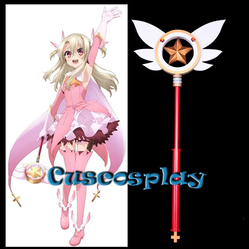 

Fate/kaleid Liner Prisma Illya Illyasviel Von Einzbern Miyu Edelfelt Cosplay Star Magic Stick Wand Staves Accessorie Prop Weapon