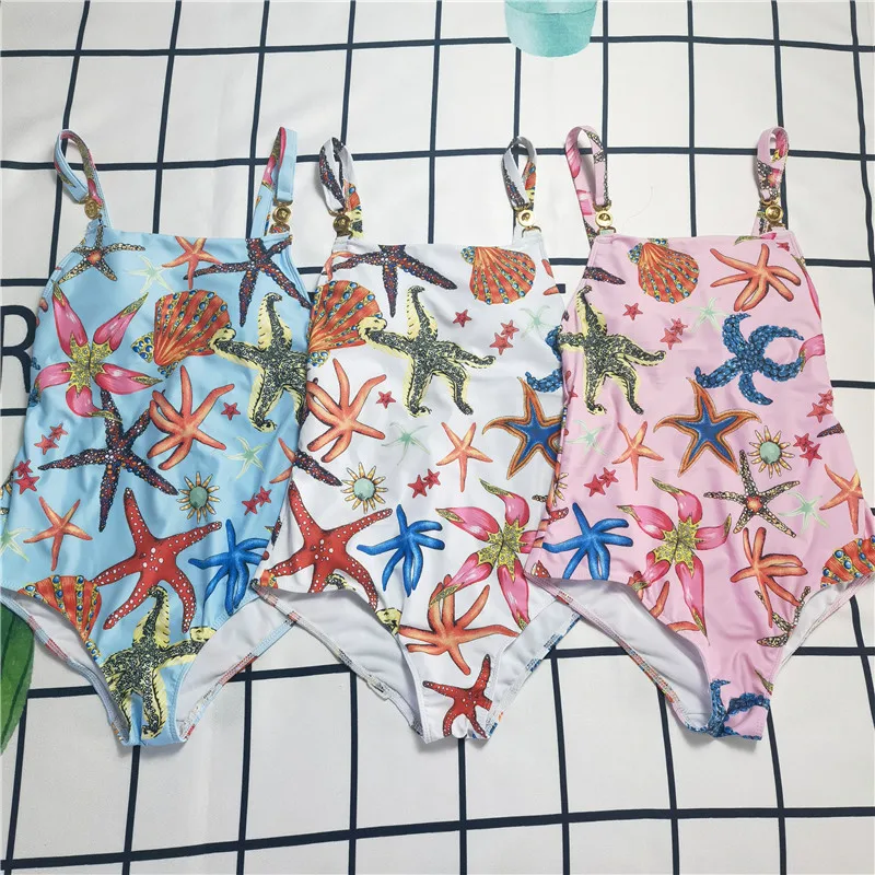

Monokini One Piece designer Swimsuit Fashion Luxury Women Beachear Gold Swimwear Sexy Bathing Suits Famous Brands Woman Swimwear