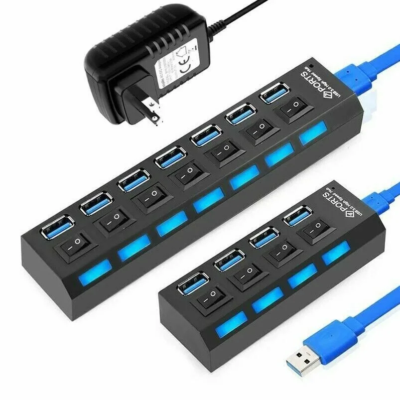 

Высокоскоростной разветвитель USB 3,0 на 4/7 портов