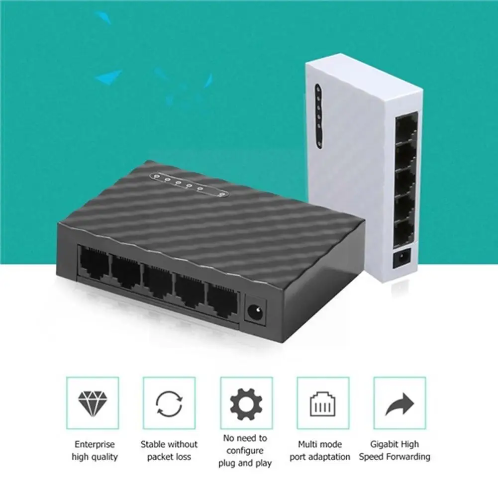 

Hub RJ45Lan Hub Network Switch Gigabit Network Computing Internet 100 Di Ethernet Ethernet Switch port Rete 10 1000Mbps 5 D0I8
