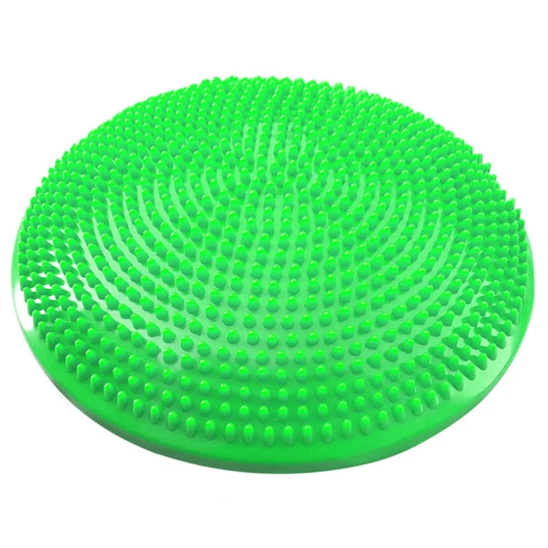 

33CM Yoga Balance Disc Durable Inflatable Yoga Massage Ball Cushion Free Hand Pump For Sports Gym Fitness Yoga