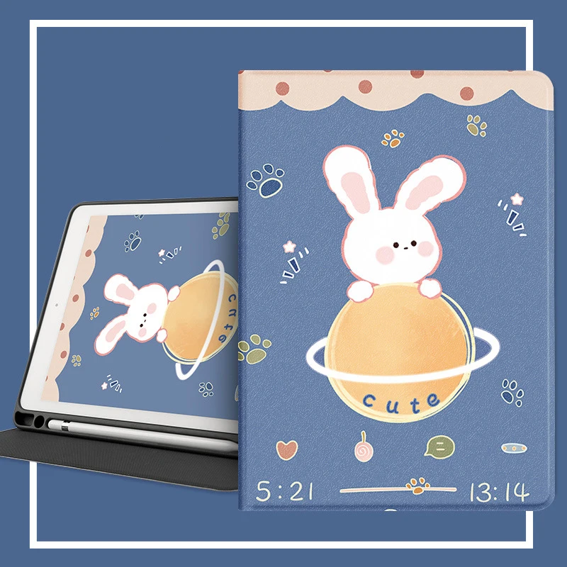 С карандашница силиконовый чехол для IPad Pro 10 5 11 Air2 2 Mini Multi Fold защитный планшета