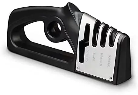 

Аксессуары для кухонных ножей 4-в-1, точилка, вольфрамовый стальной керамический камень для ремонта, шлифовка, нож и искусство