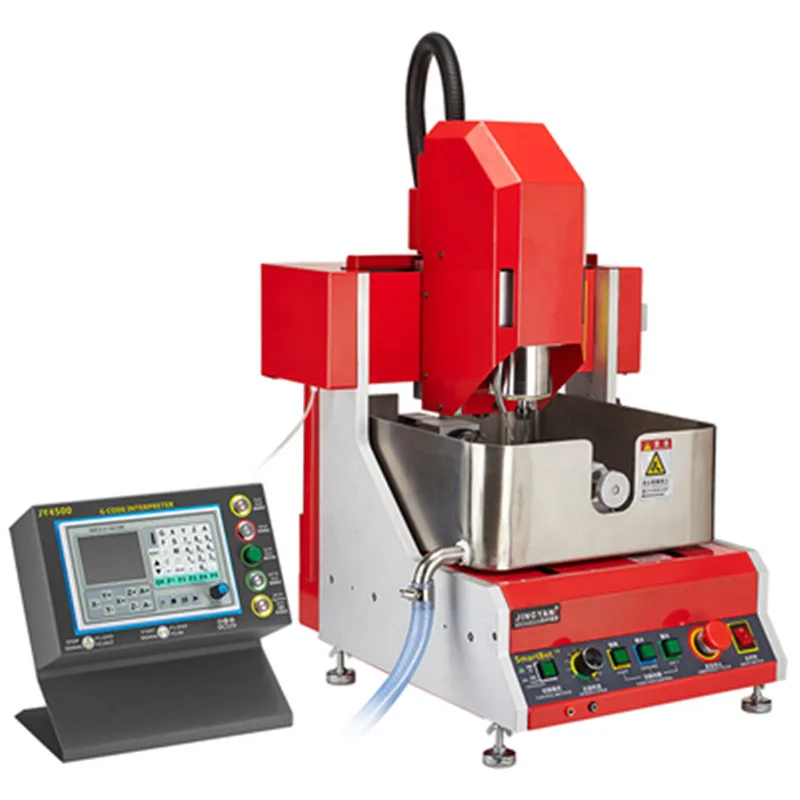 Small CNC Engraving machine Four Axis Three-dimensional Carved Computer Jade Metal Home Fully Automatic Jewelry Sculpture Tools |