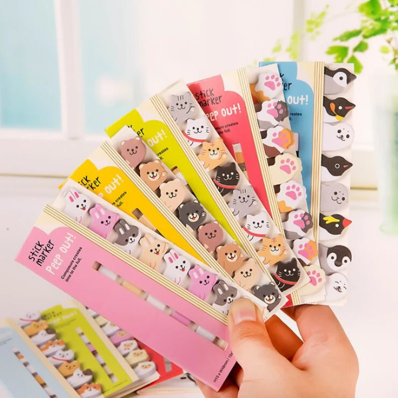 Bookmark Memo Pad Kawaii Stationery Sticky Notes Paper Planner Stickers Scrapbooking Cute Post Notebook Diy Stationary | Канцтовары для