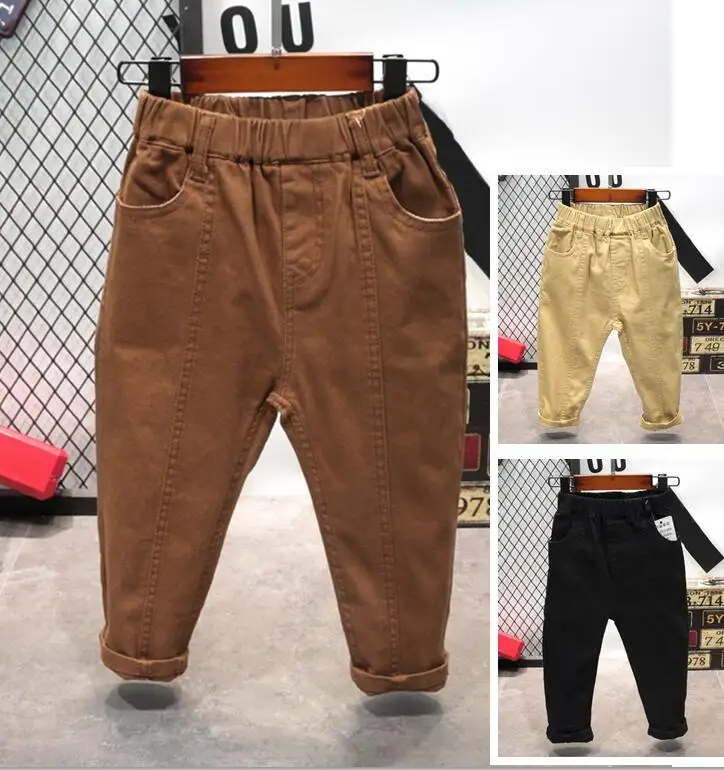 

Retail 2-6years height boys full-length casual pants children Kids for spring autumn fall cotton Boys pants