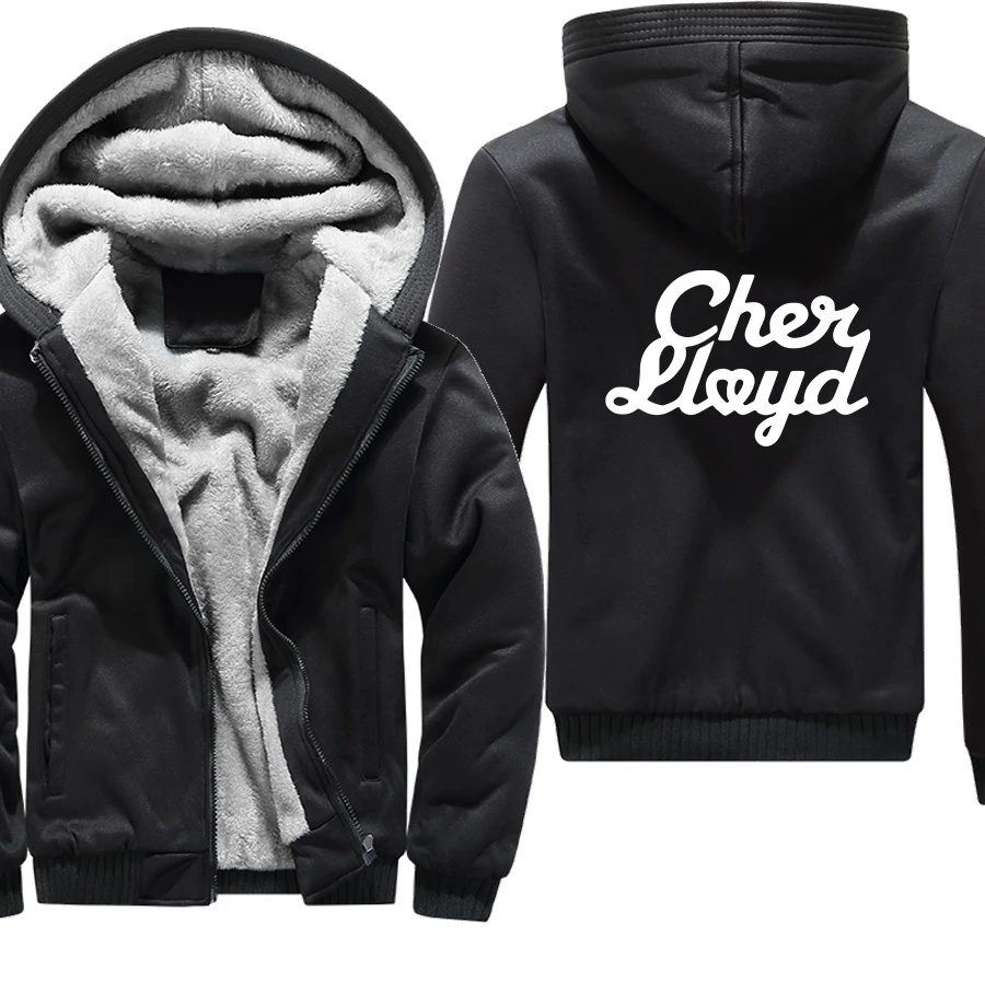 

Cher Lloyd fans rock band thick hoodie men winter coat jacket loose streetwear hoody vintage Punk hoodies Harajuku men clothes