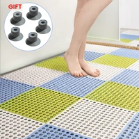 top creative bath room mats bathroom carpet set mesh soft plastic non slip foot massage 8 colors for choose free combination new