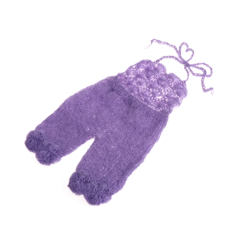 

Newborn Soft Mohair Baby Boy Girls Knitted Romper Outfit Photography Props