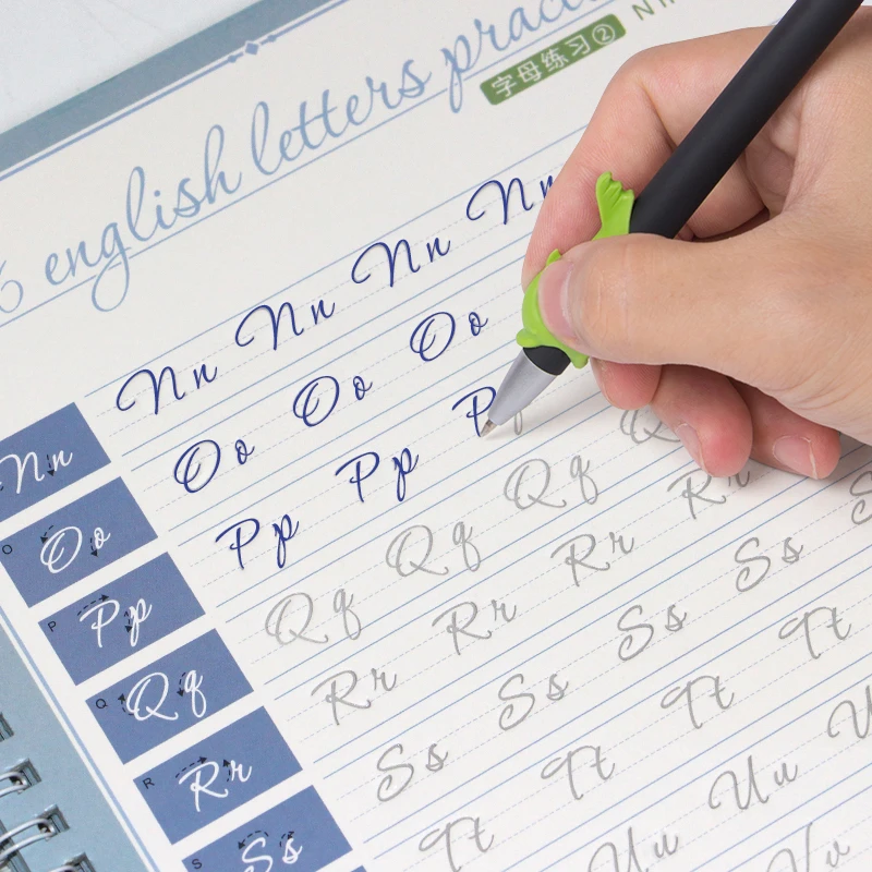 Многоразовая тетрадь для обучения каллиграфии на английском языке 2
