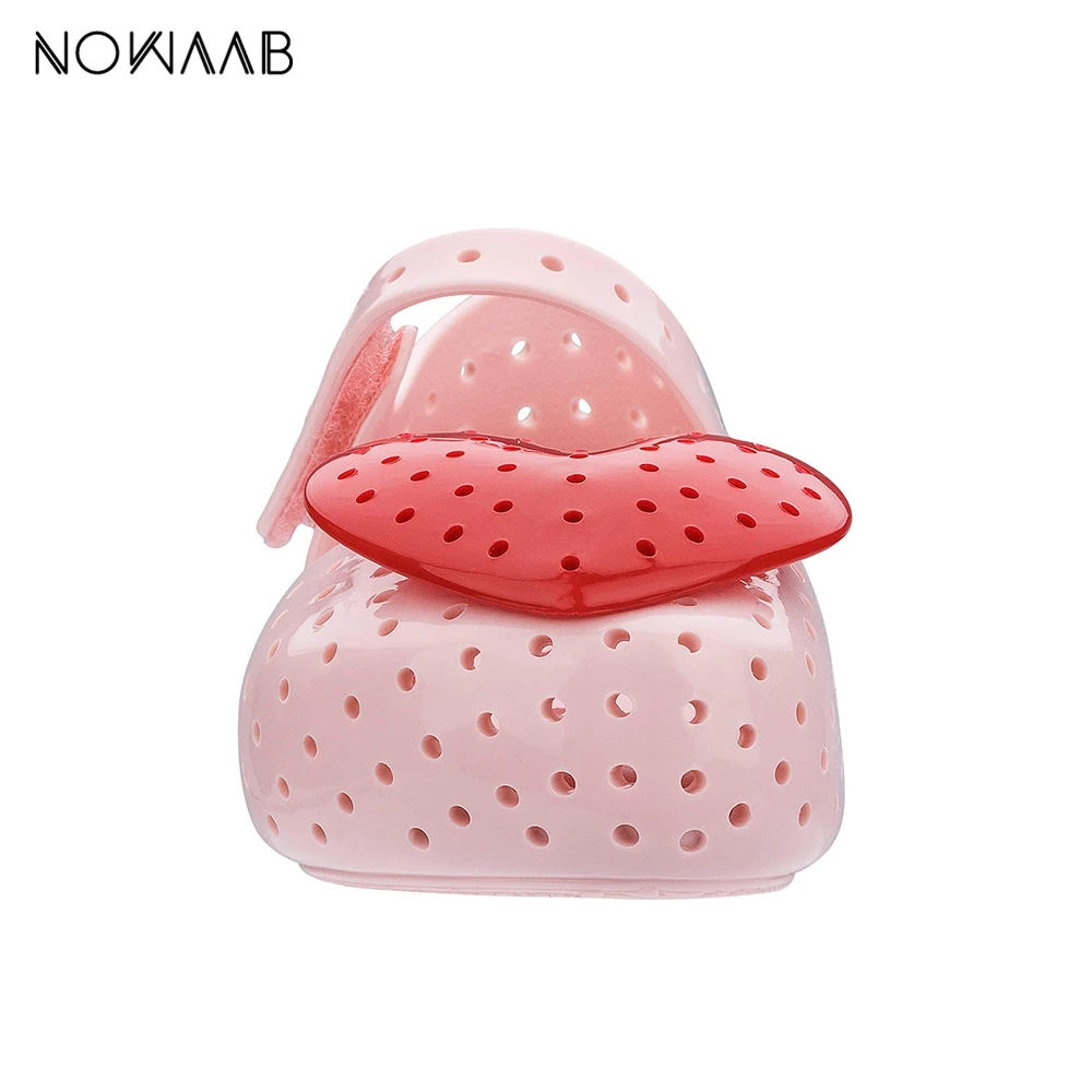 Melissa/сандалии для девочек с сердечками Новинка 2020 года Прозрачные сандалии