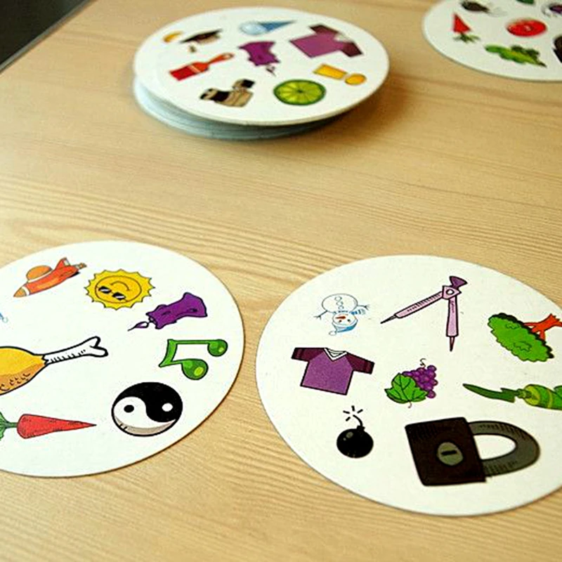 Игра с карточками символами английская версия Обучающие игрушки металлической