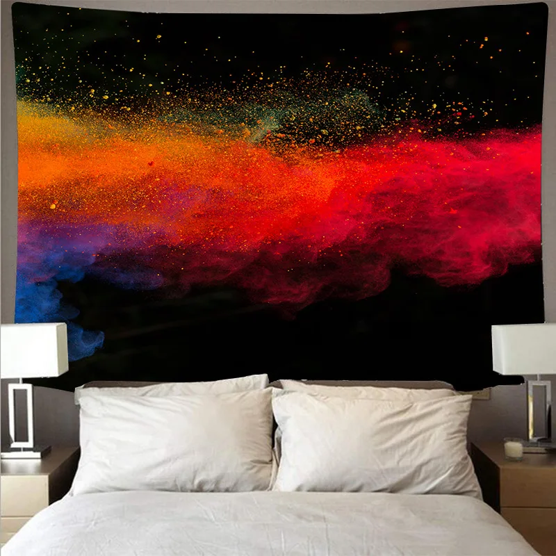 

wall hanging tapestry painting tapiserie mural decoracion pared wall carpet home decor wall art blanket