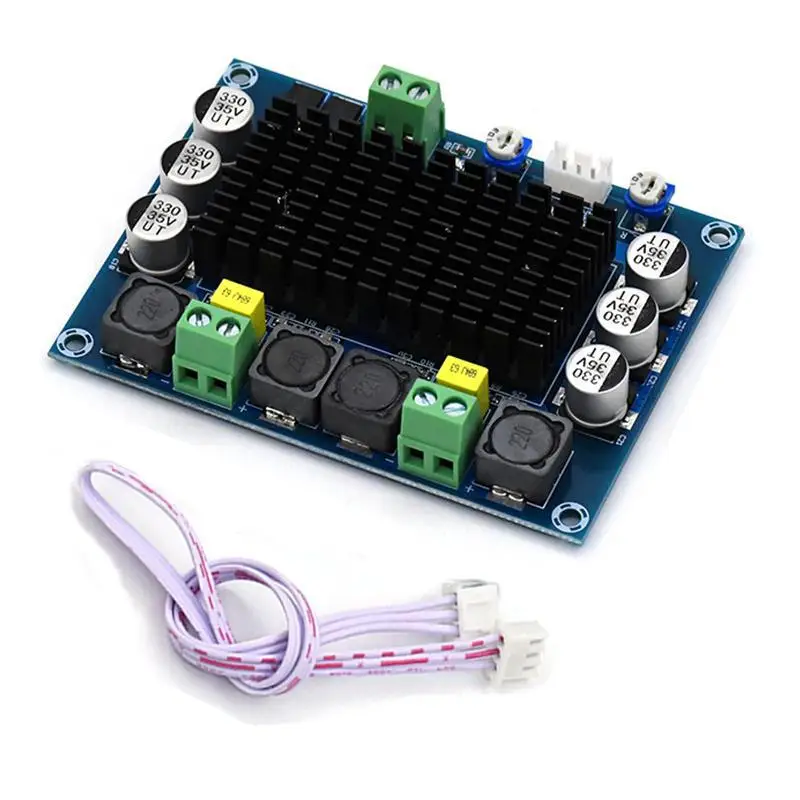 XH A113 TDA7498 100 Вт + 2 0 канальный стерео цифровой усилитель мощности|Детали и