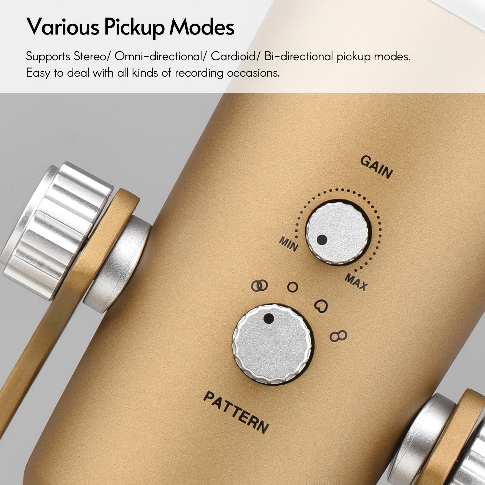BOYA BY-PM700 настольный USB-микрофон металлический компьютер конденсаторный микрофон