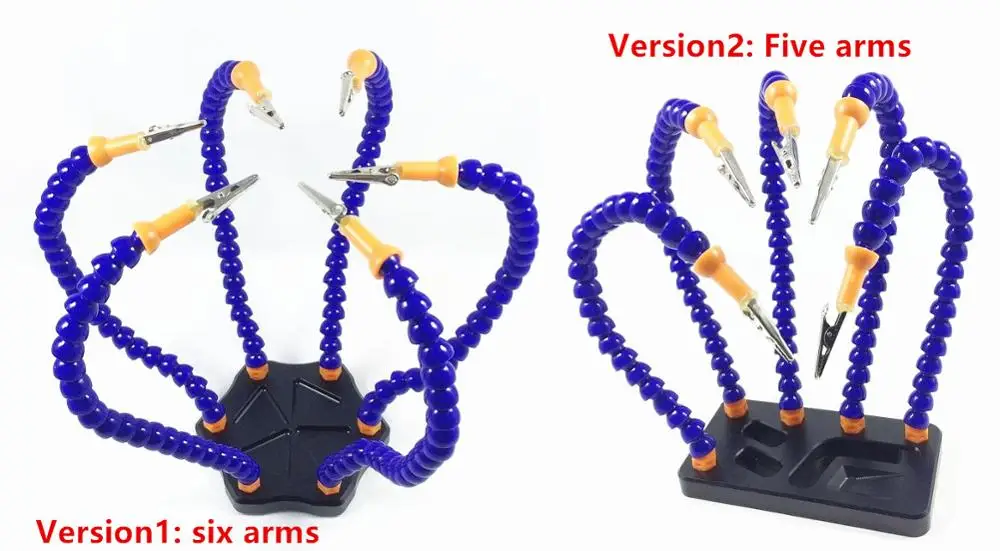 Ручной паяльный инструмент для рук 5/6 гибкий манипулятор шесть паяльная станция