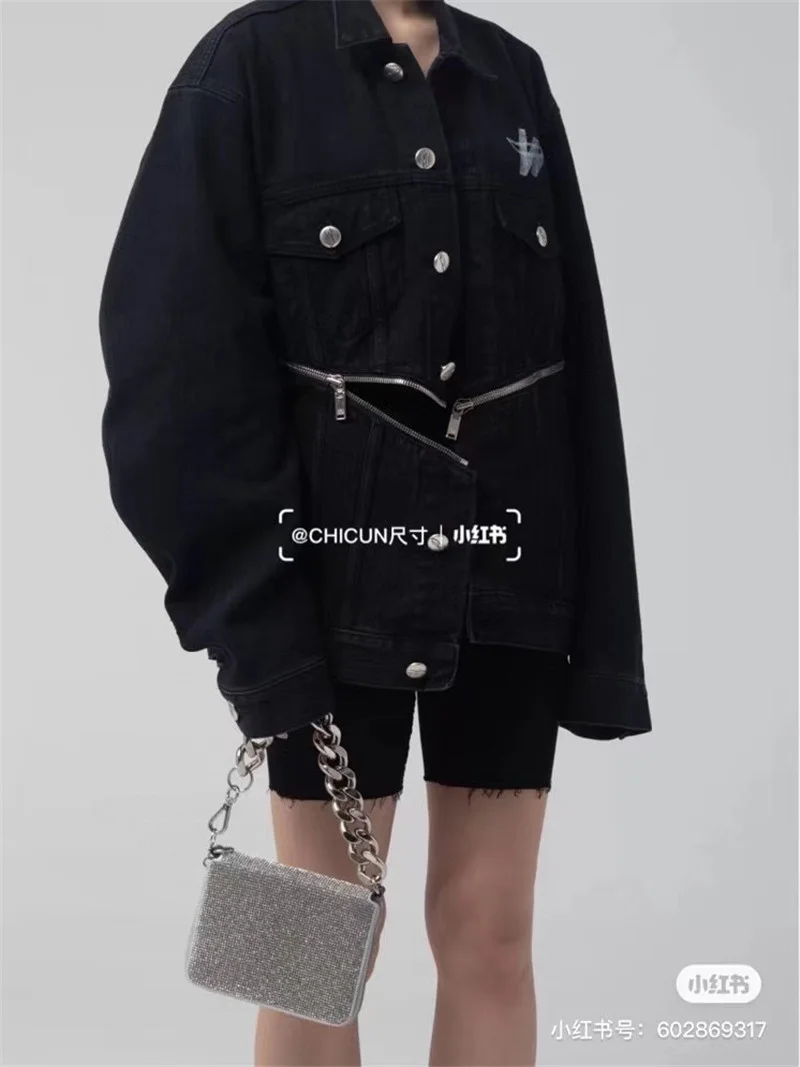 

Высококачественная Облегающая джинсовая куртка WE11DONE для мужчин и женщин, потертые ковбойские мужские джинсы WEllDONE