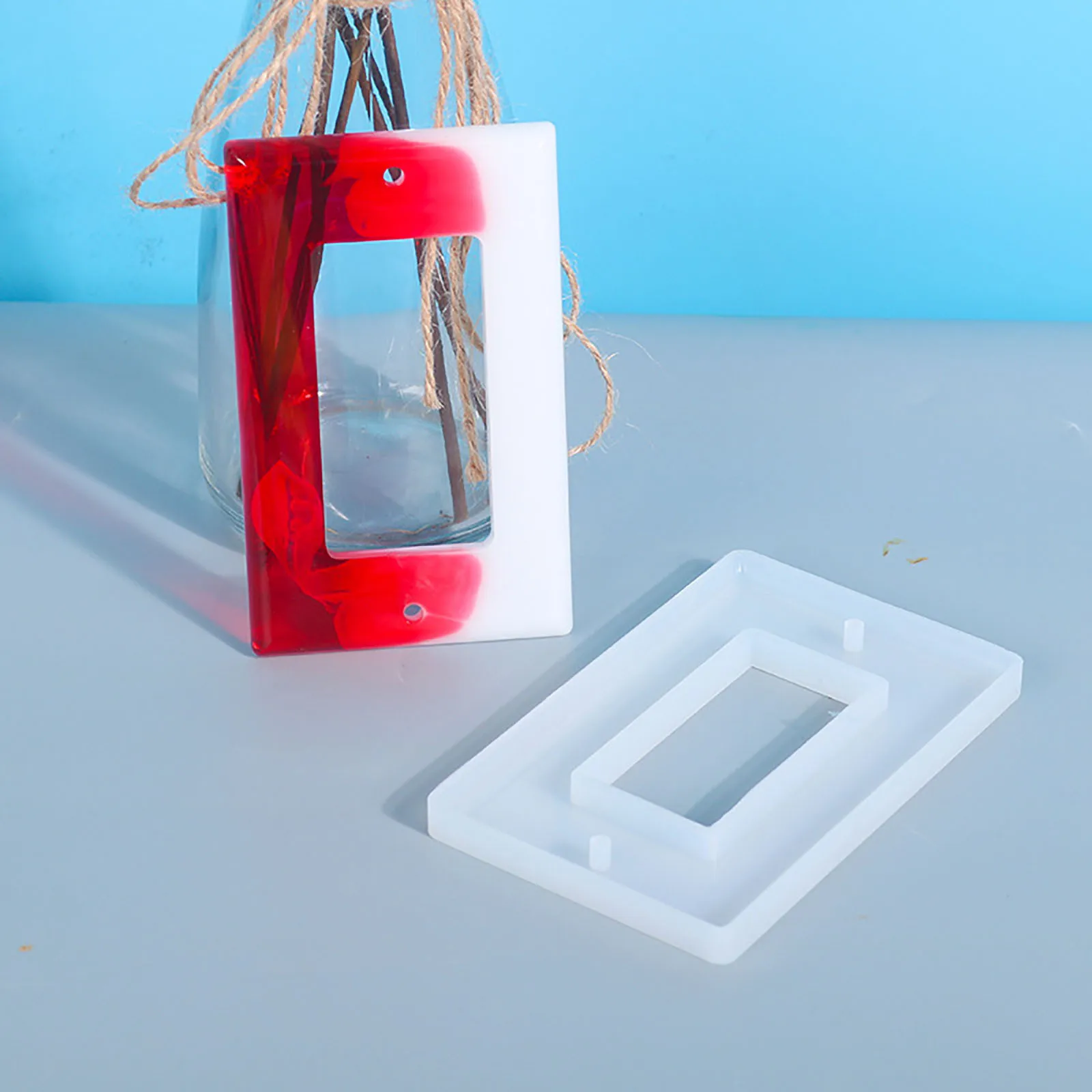 Силиконовые стены один двойной светильник переключатель пресс форма для DIY USB