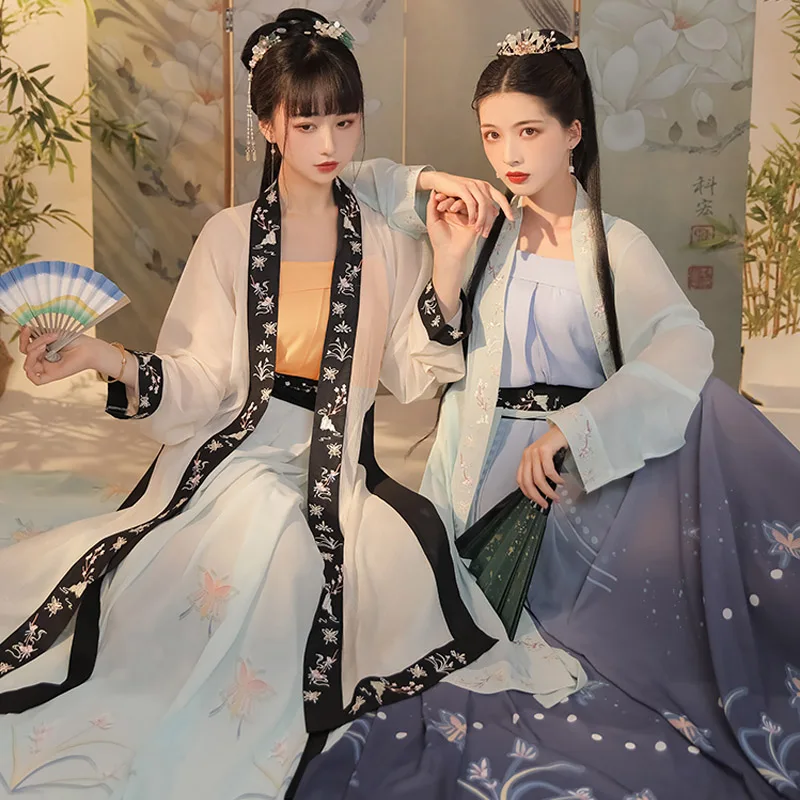 

Chinese Traditional Clothes Hanfu Women Cosplay Costume Chinese Outfit Folk Dance Wear Fairy Skirt Festival Clothing DL7296
