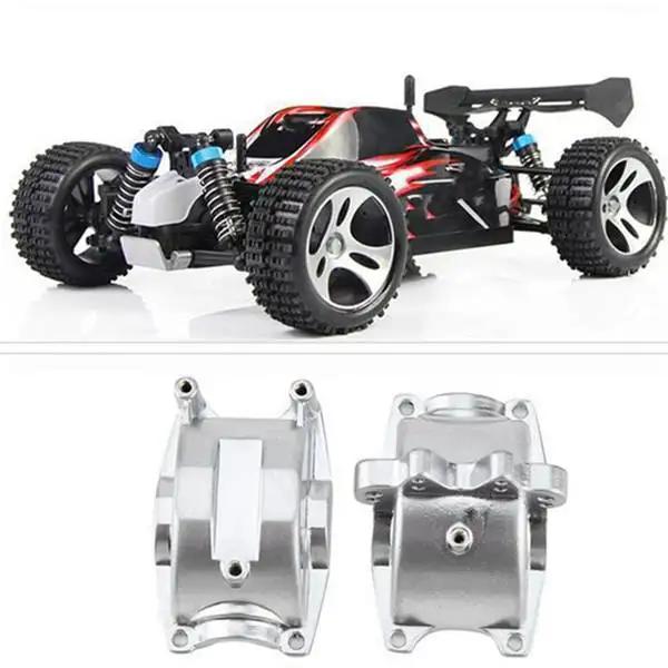 

2Pcs Aluminum Front and Rear Gear Box Set for WLtoys 1/18 RC Car A959 A959B A969 A969-B A979 K929 Upgrade Parts