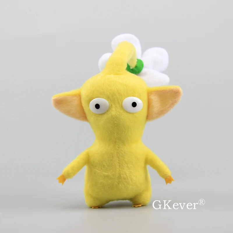 Yellow 14cm Pikmin капитан Олимар булборб Chappy желтый/синий/красный цветок 5 стилей детский подарок 14-25 см мягкие куклы милые - Цвет: Yellow 14cm