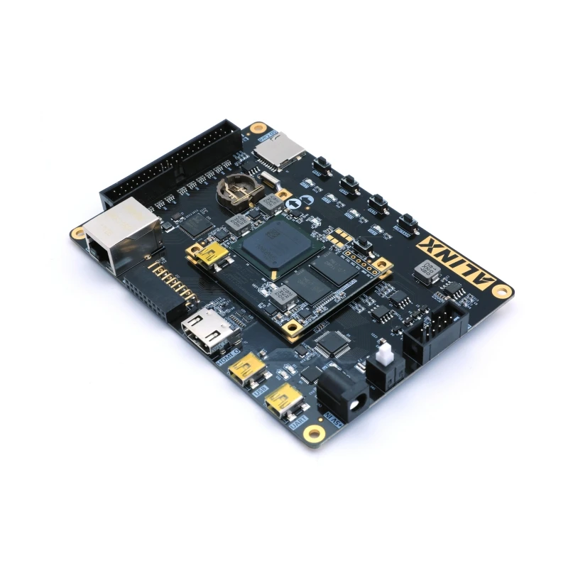 Макетная плата Alinx XILINX FPGA из черного золота Spartan 7 VIVADO AX7050 XC7S50FGG484 видеообучающее