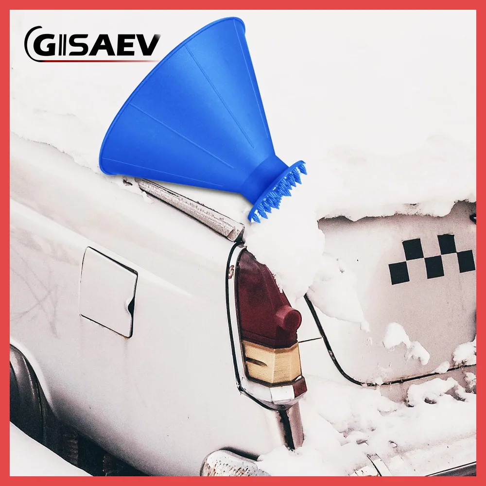 Scrape круглая Лопата для льда в форме конуса волшебное автомобильное окно лобовое