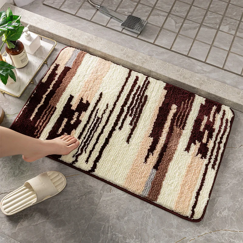 

Minimalist doorway household entry floor mats bathroom absorbent non-slip floor mats bathroom entry mats