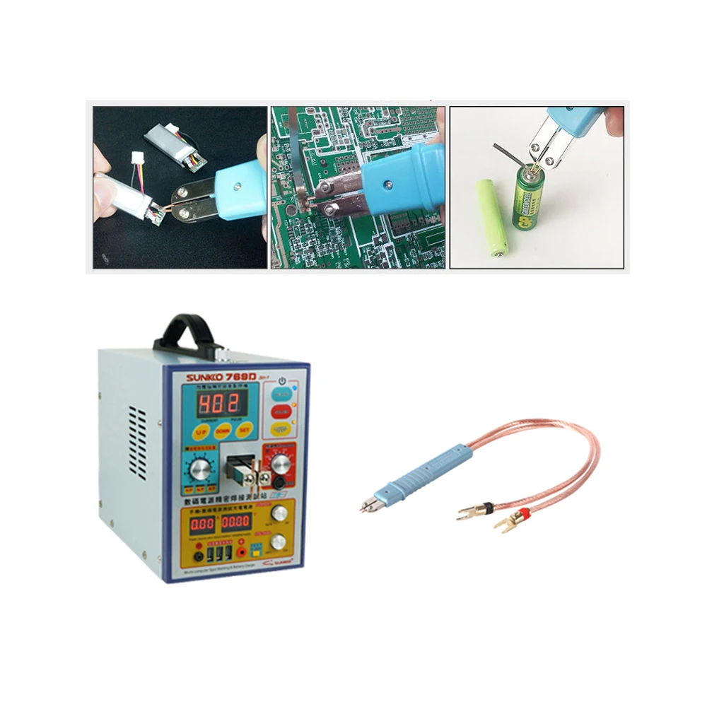 

SUNNKKO 788S-PRO с 71B литиевая аккумуляторная машина для точечной сварки регулирование давления небольшой сварной прочно для 18650 тестовой зарядки