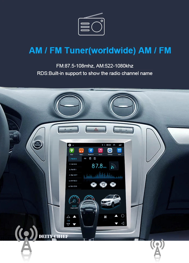 CarPlay android автомобильный gps мультимедийный радио плеер для Ford Kuga 2013-2017yea Escape C-MAX 2010-2017yea navigaton вертикальный экран