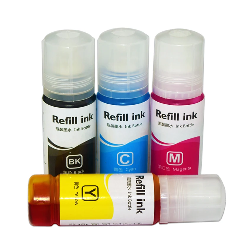 

4Color * 70ML Refill Dye Ink for Epson T522 for Epson Eco-Tank ET-2720 ET-4700 ET-2710 ET-1110 Printer