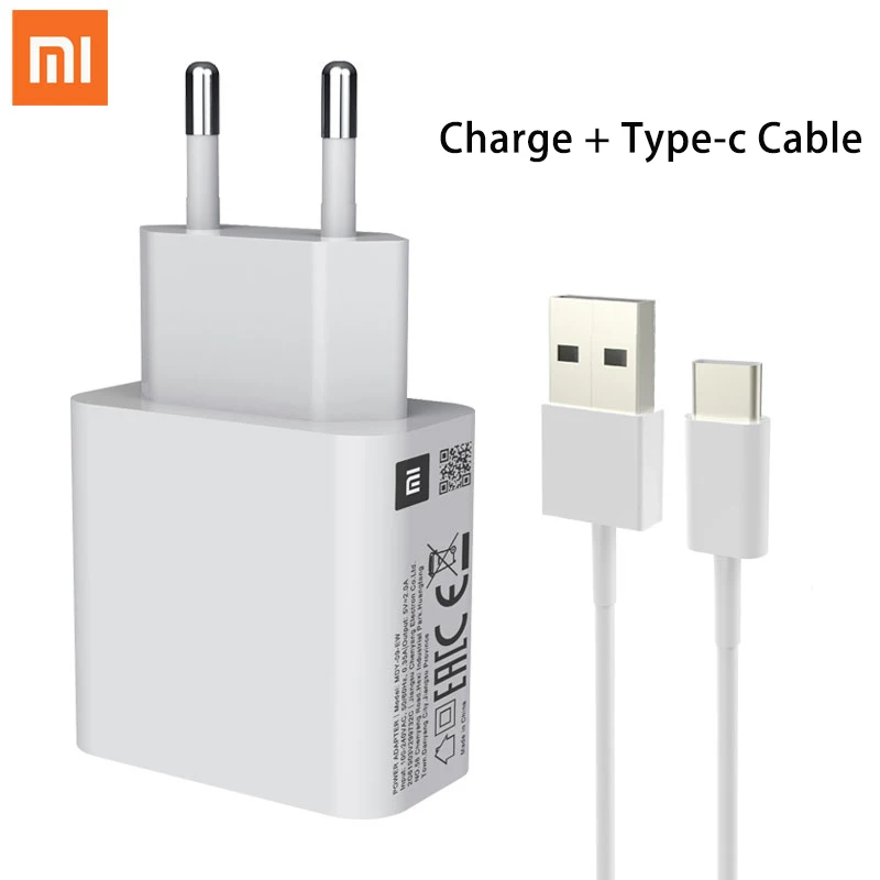 Оригинальное зарядное устройство Xiaomi 5 В 2 А кабель Micro USB Type C для передачи данных