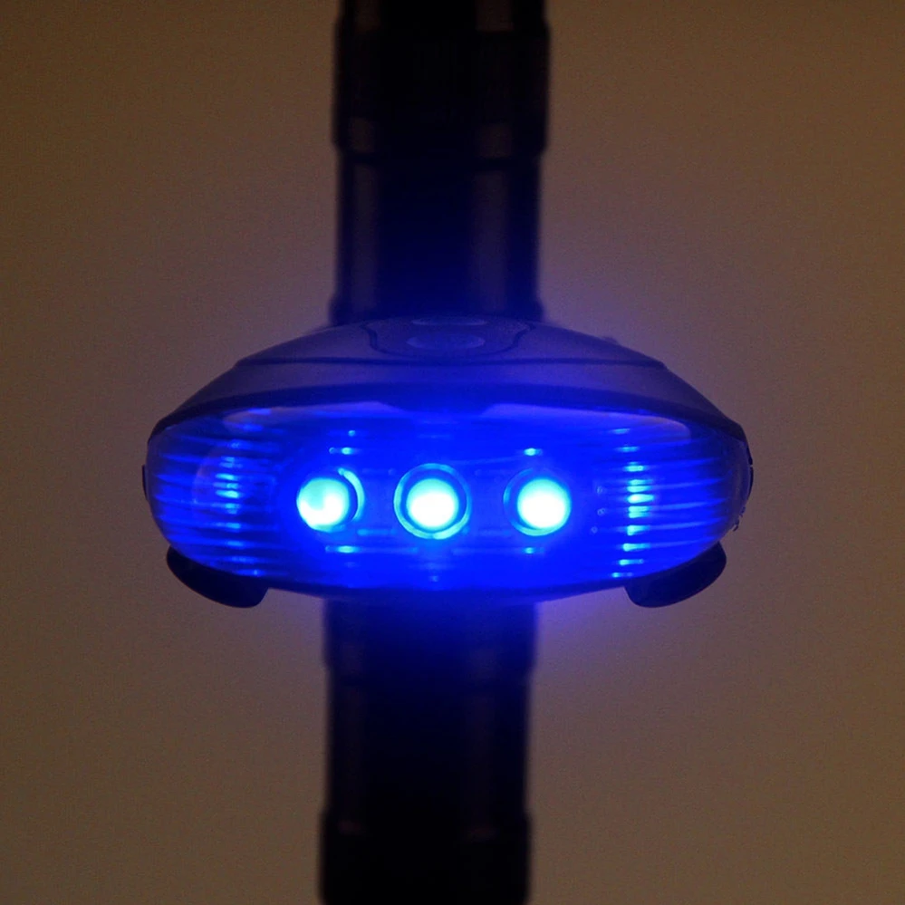 

Bicycle LED Rear Tail light Waterproof Safety Warning Light Laser Night Mountain