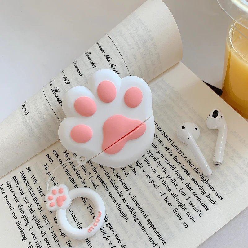 3D Милые Мультяшные наушники чехлы для Apple Airpods 1 2 забавные аксессуары защитный