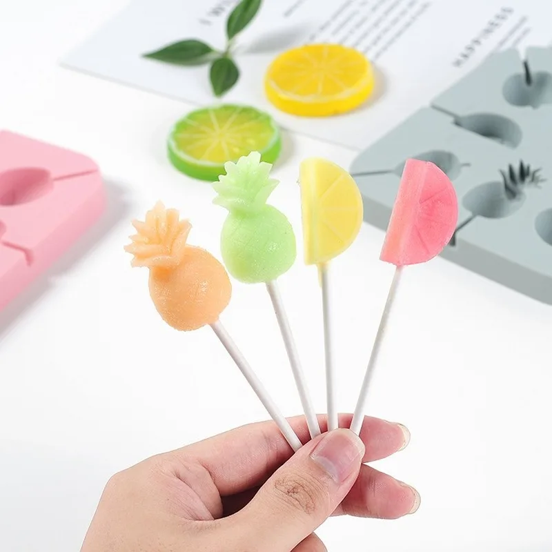 Мультфильм фрукты животных серии леденец Силиконовые формы для торта выпечки