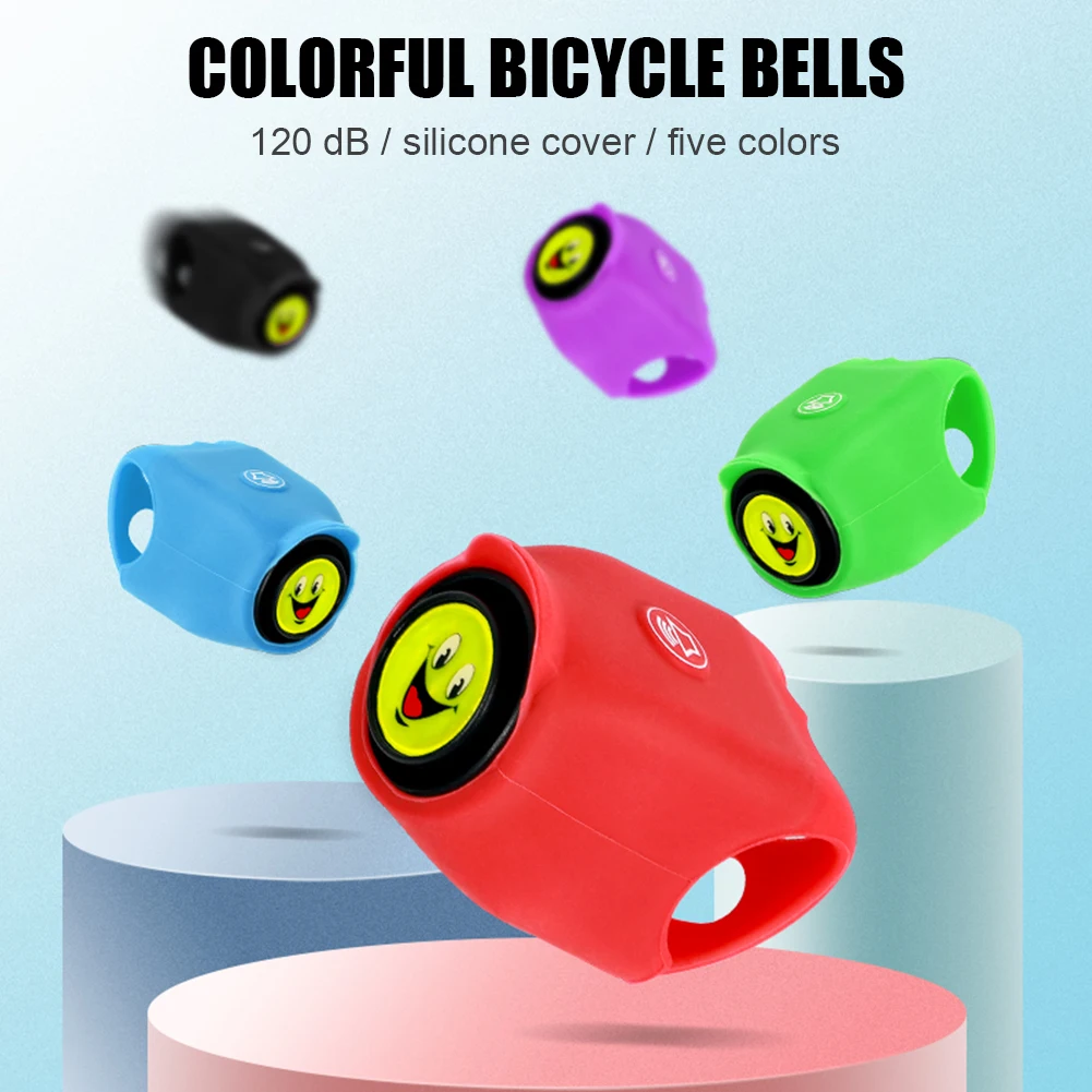 Силиконовый велосипедный звонок 120 дБ звуковой сигнал для горного и дорожного