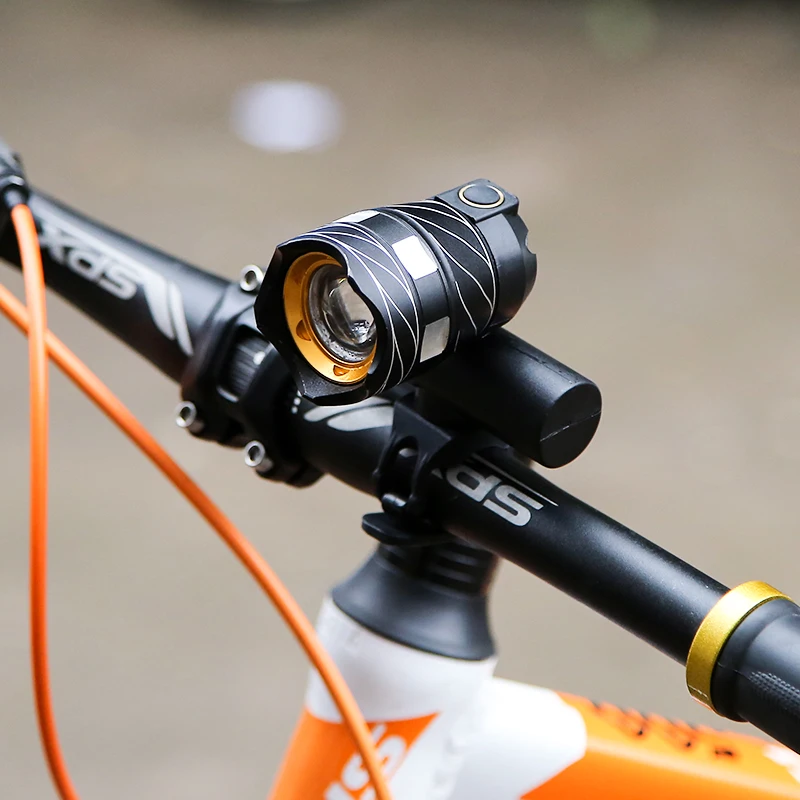 

New Bicycle Light Rechargeable Front Usb High Powered Power Bank Generator Mount Running Light Gaciron Cycle Accessories BD50CD