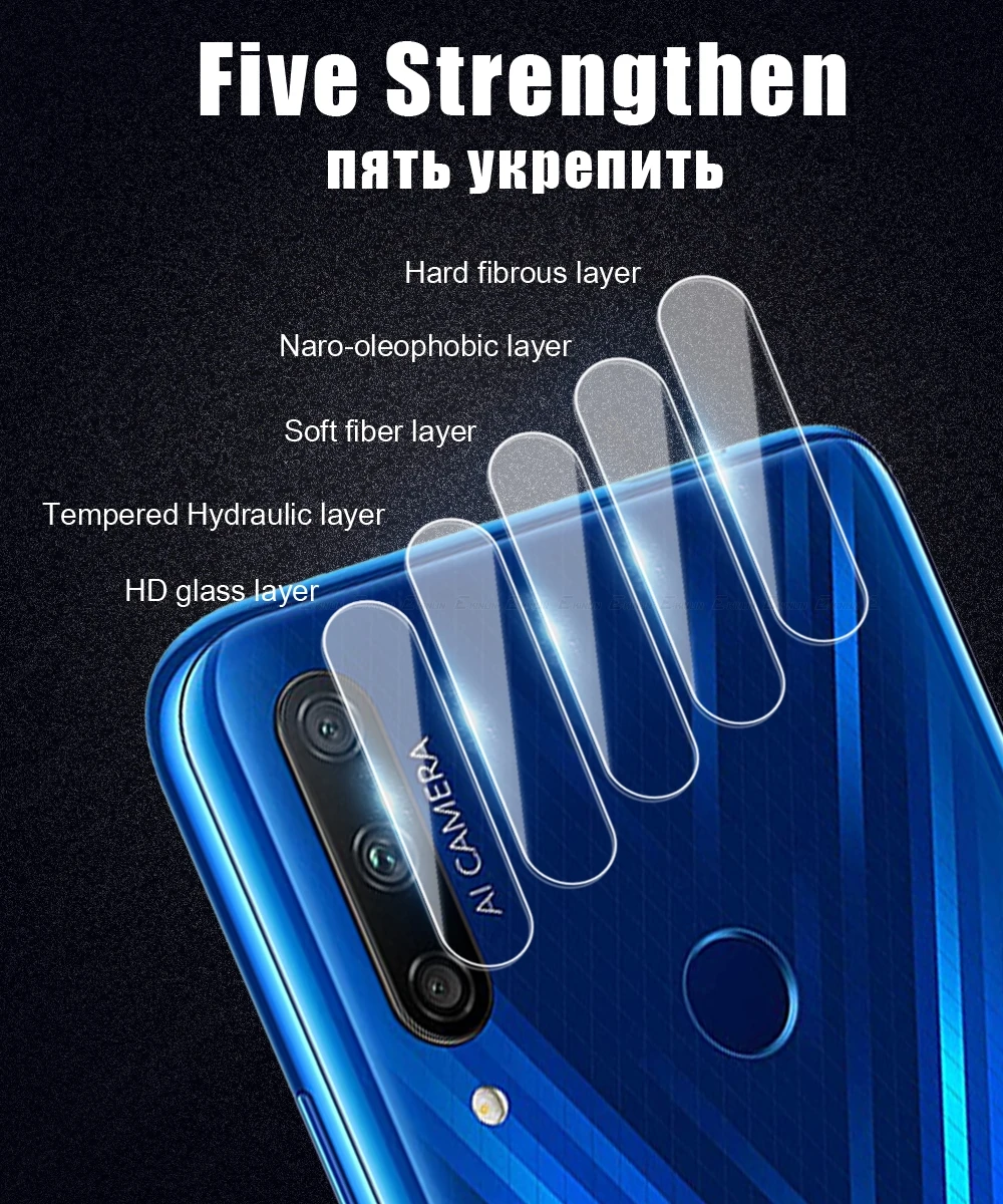Задняя Защитная пленка для объектива камеры из закаленного стекла для HuaWei View 20 Honor 10i 10 Lite 9X 8X 7A 7C Pro P Smart Z Plus Play
