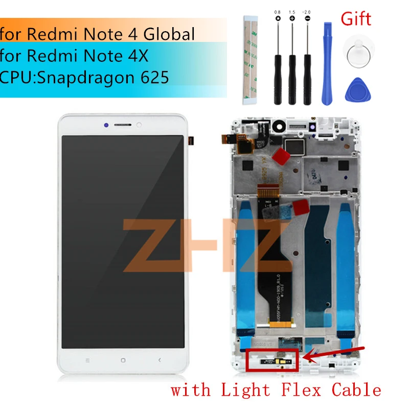 ЖК дисплей с сенсорным экраном и дигитайзером в сборе + рамка для Xiaomi Redmi Note 4x