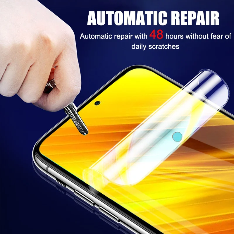 Hydrogel Film For Xiaomi Redmi Note 9 4G 9s 9 Pro Max Note 9pro 5G 9a protective screen protector for POCO M3 X3 NFC