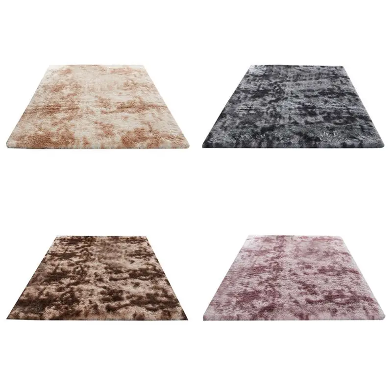

Soft Carpet Plush Rug for Living Room Fluffy Thick Carpets Bedroom Decor Area Long Rugs Anti-slip Floor Mat Gray Kids Room Mat