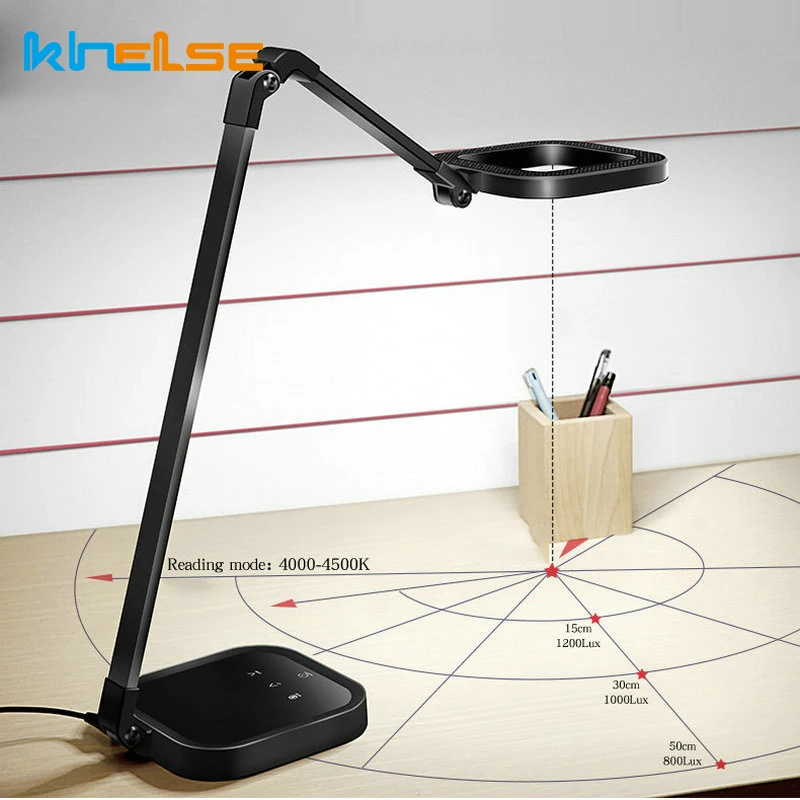 Современный светодиодный настольный светильник 10 Вт яркость сенсорный диммер