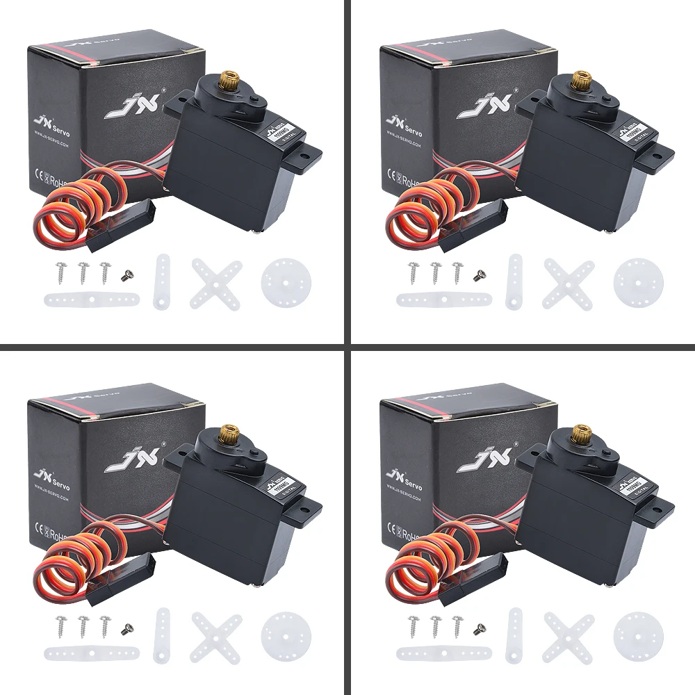 JX PS 1109MG 9g металлический редуктор аналоговый Серводвигатель для 1/18